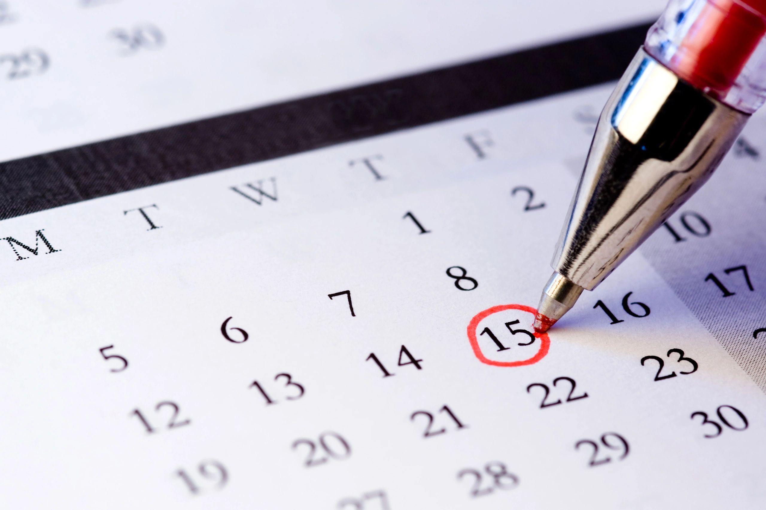 Medical calendar event